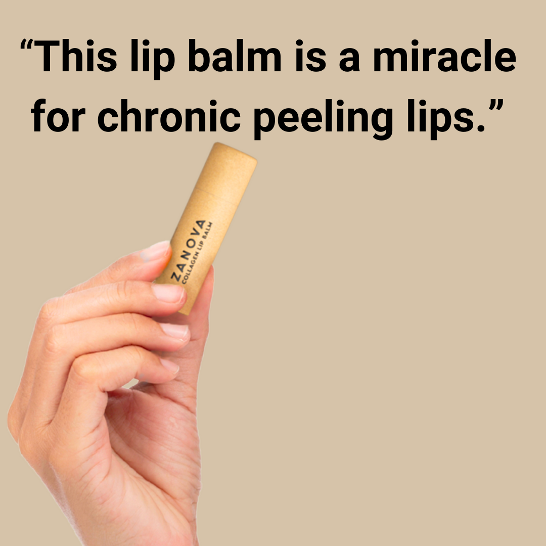 Zanova Collagen Treatment Lip Balm For Lip Picking & Biting Damages |  3 Packs