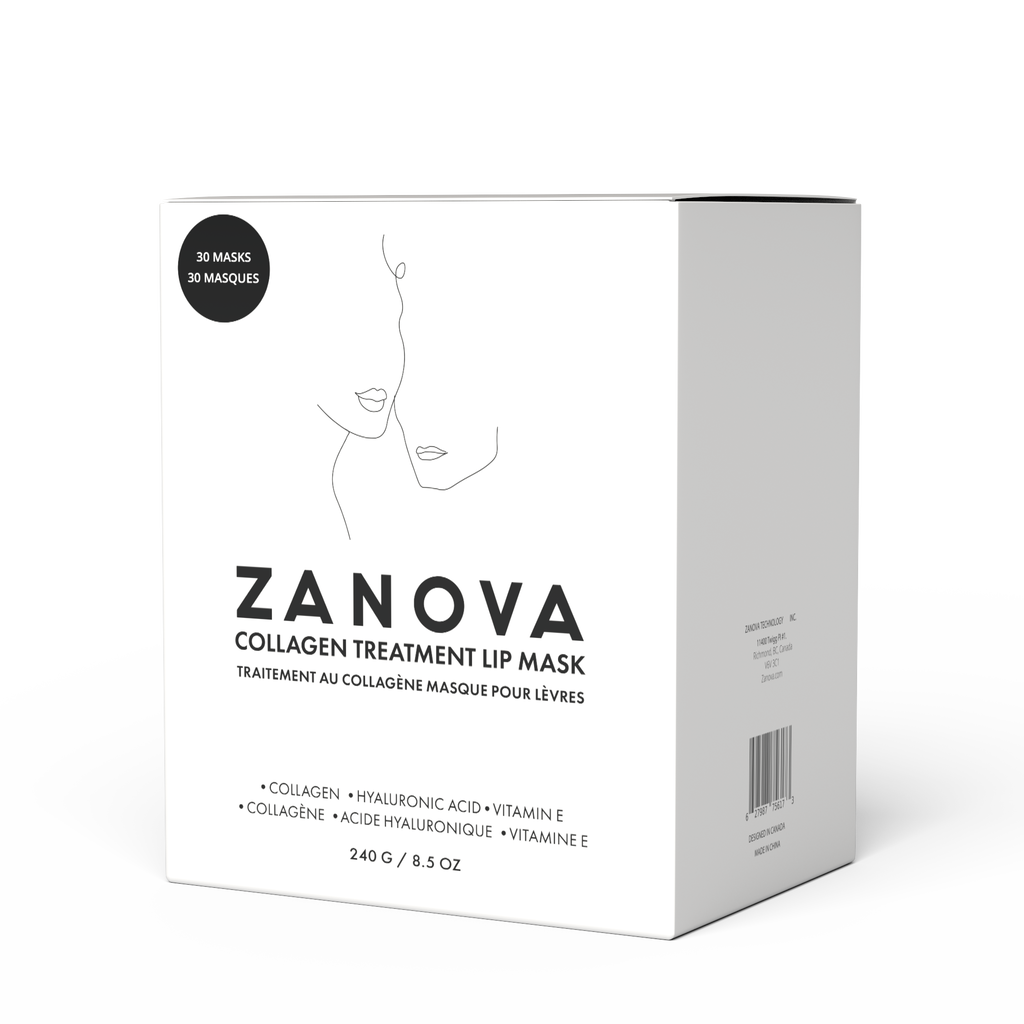 Zanova Collagen Lip Balm (2 packs) & Lip Mask (1 pack) Bundle
