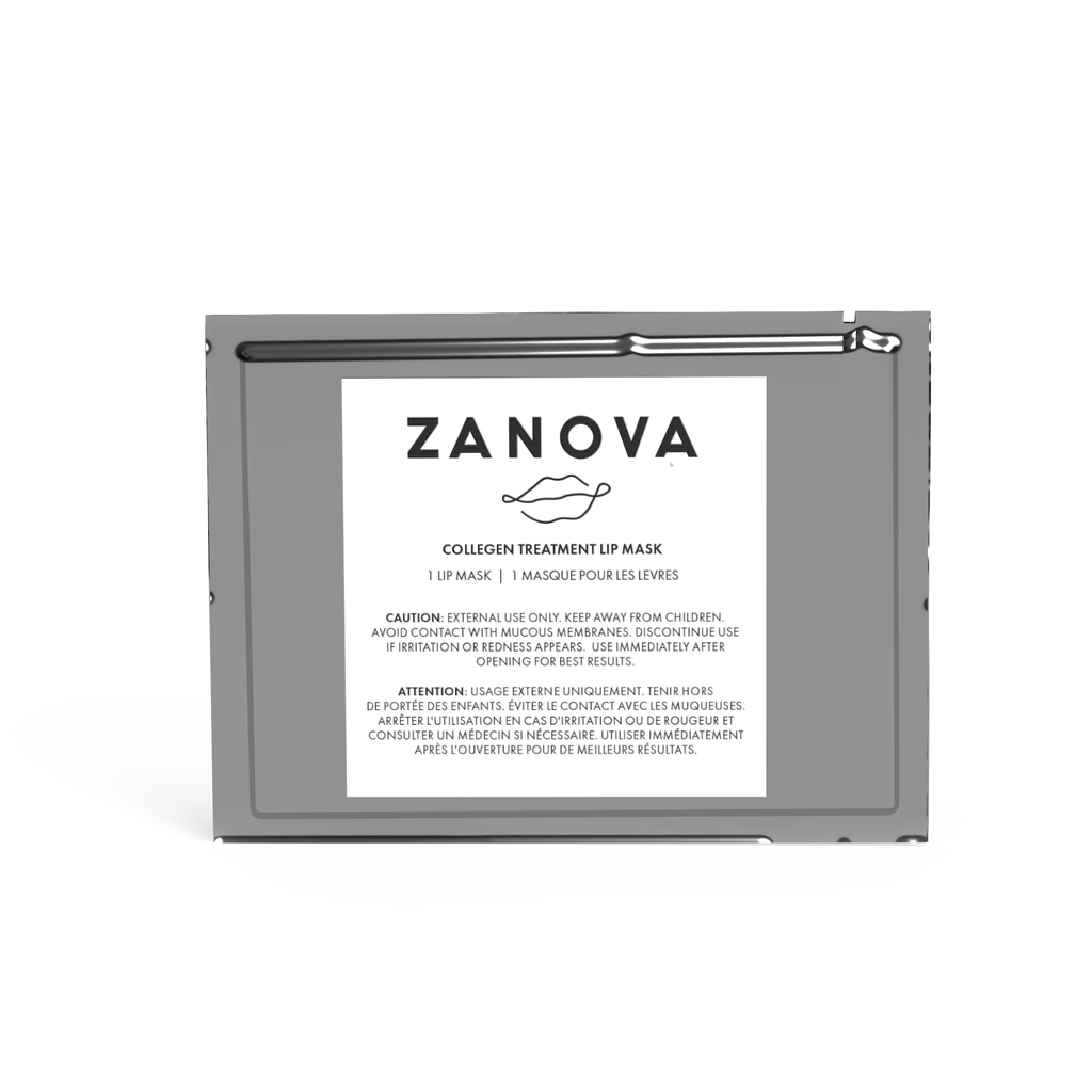 Zanova Collagen Lip Balm (2 packs) & Lip Mask (1 pack) Bundle