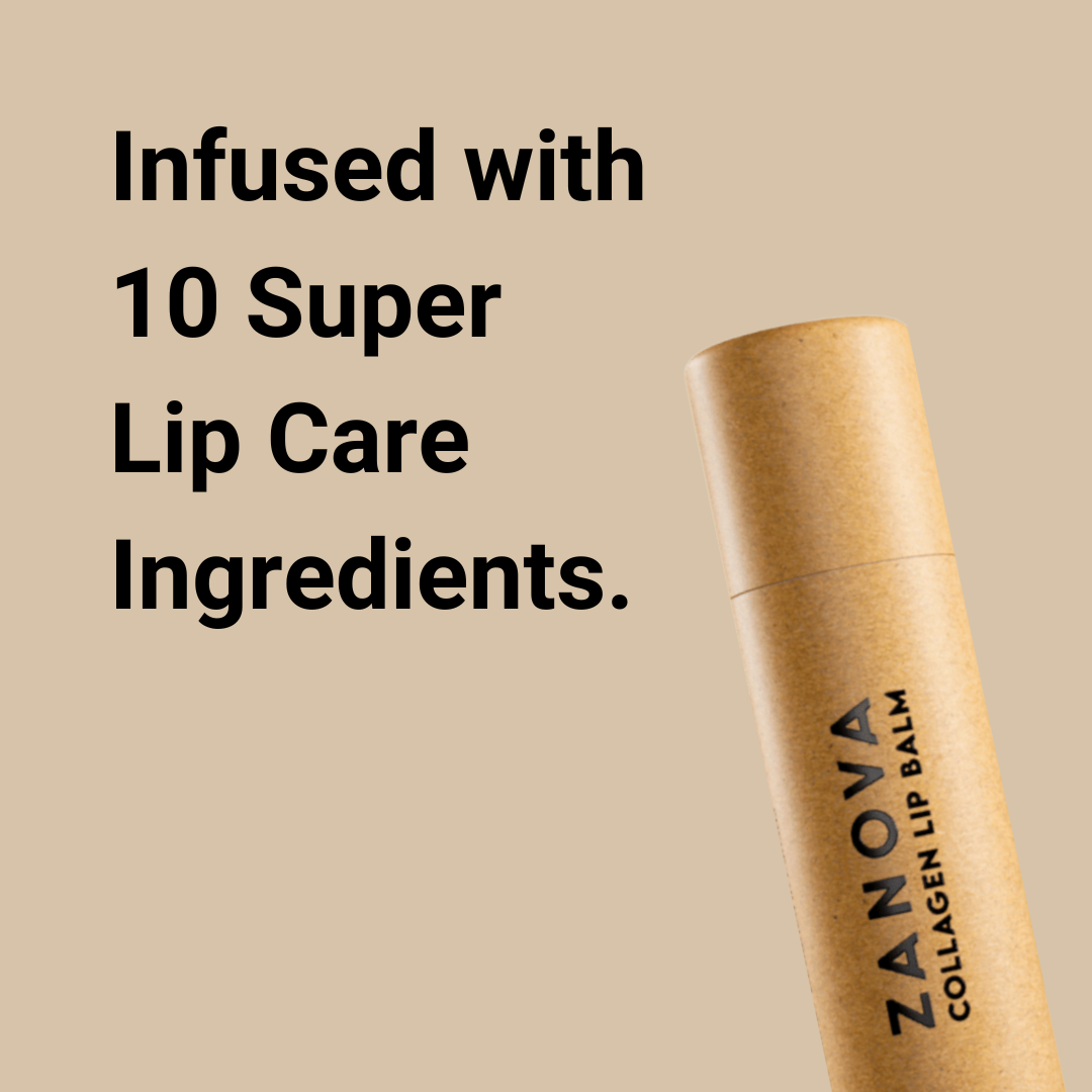 Zanova Collagen Treatment Lip Balm For Lip Picking & Biting Damages |  3 Packs