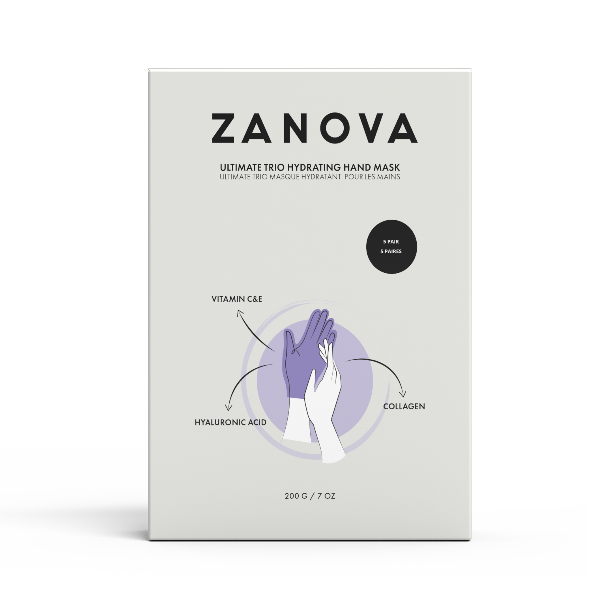 Zanova Collagen Treatment | "Multi Mask Mingle" | Bundle of Lip, Hand & Foot Masks