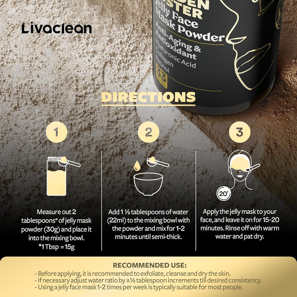 LIVACLEAN CALM & RESTORE JELLY FACE MASK