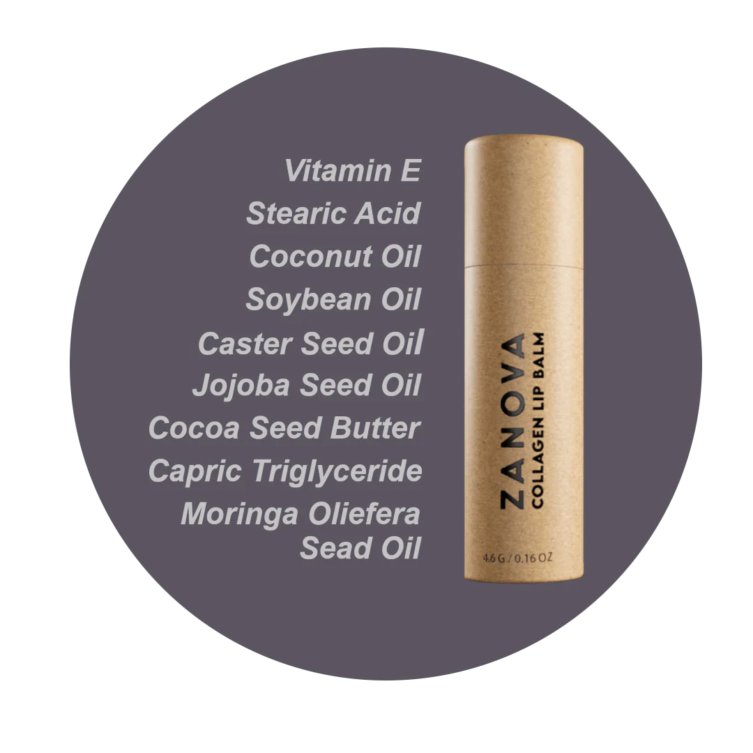 Zanova Collagen Hand Mask | Hyaluronic Acid, Vitamin C & E | For Skin Picking and Nail Biting Damage | 5 Pairs + Free Hydrated Balm