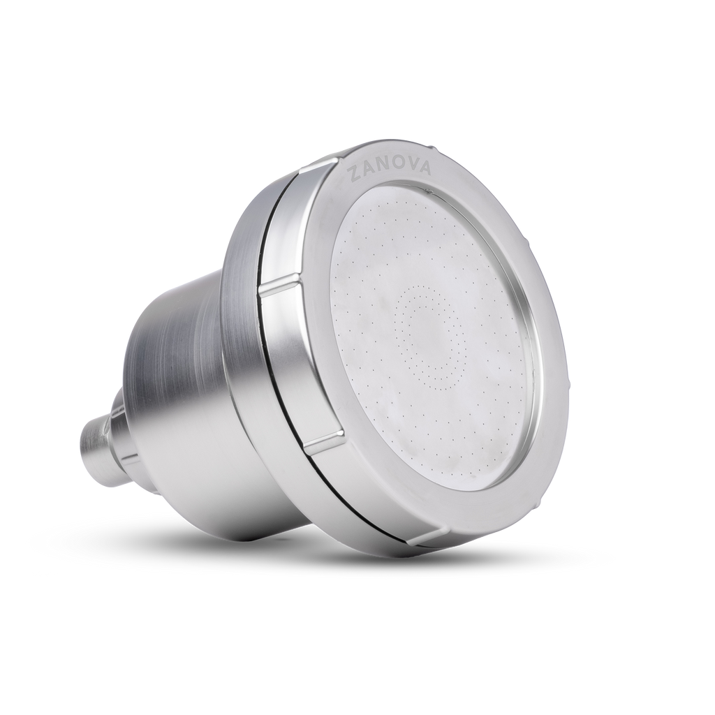 Zanova Miracle Showerhead | For Scalp Acne, Body Itchiness | Filters Heavy Metals, Infuses Minerals, Raises pH