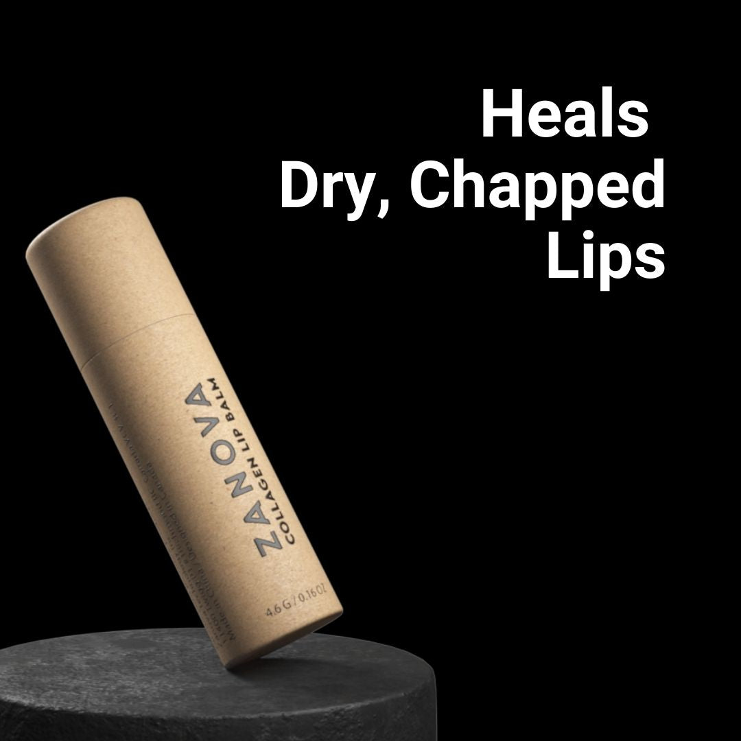 Zanova Collagen Treatment Lip Balm 5 Packs + 4 Free Zanova Collagen Treatment Paper Hand Soap