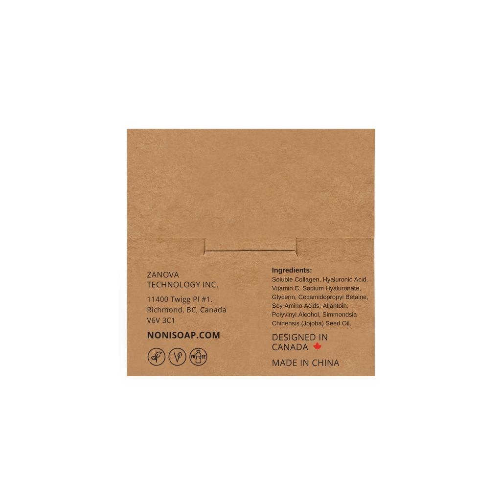 Zanova Face Soap Sheets for Travel | Collagen | Hyaluronic Acid | Vitamin C |  - 30 sheets (Single pack)